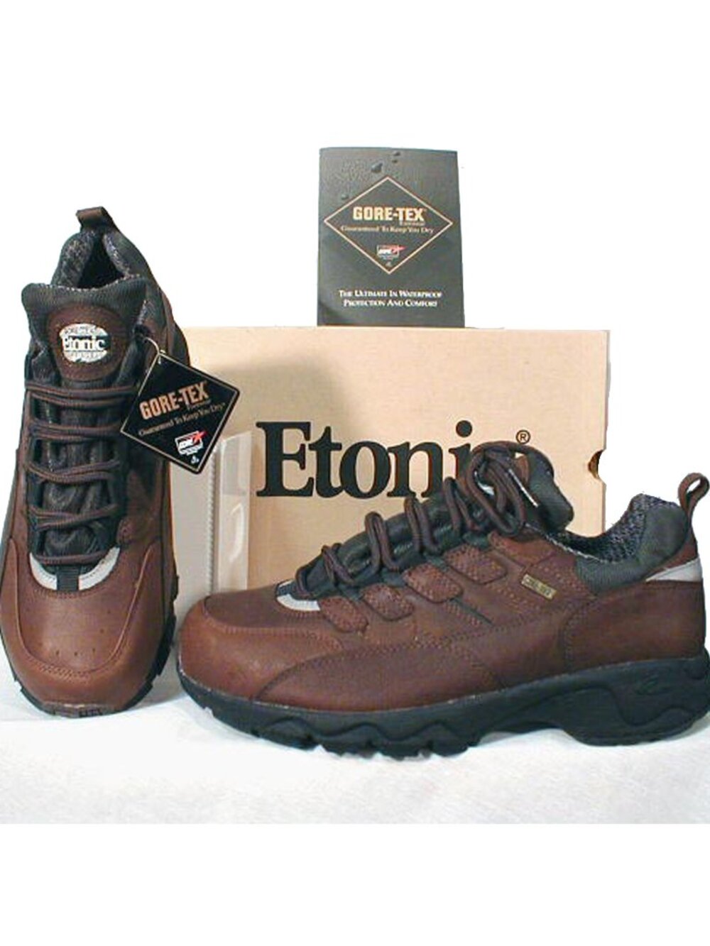 NEW Etonic Dr-Lite Gore Tex Shoes Sneakers!  9.5  Brown